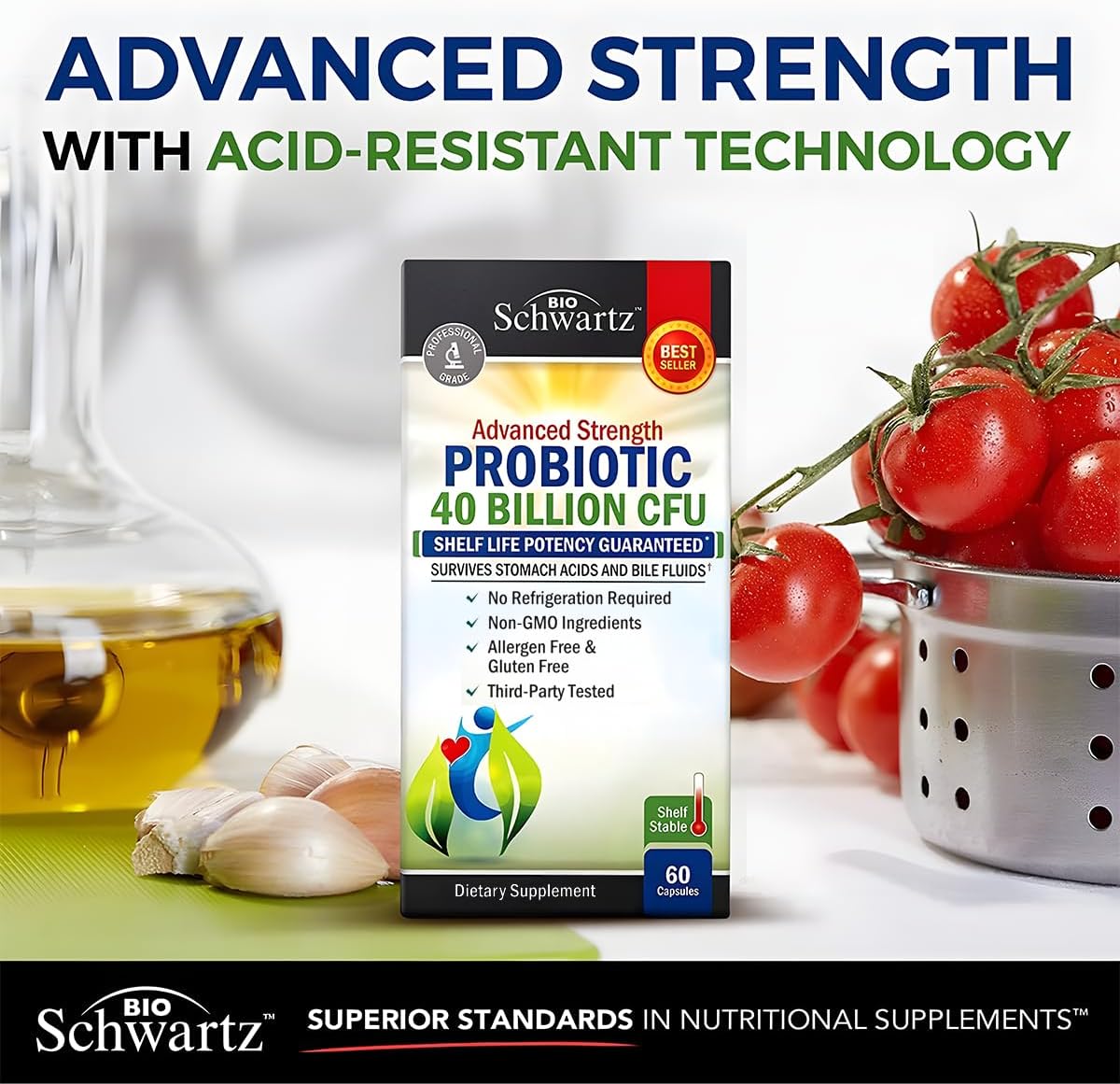 Daily Probiotic Supplement with 40 Billion CFU - Energize Food Supplements Palestine