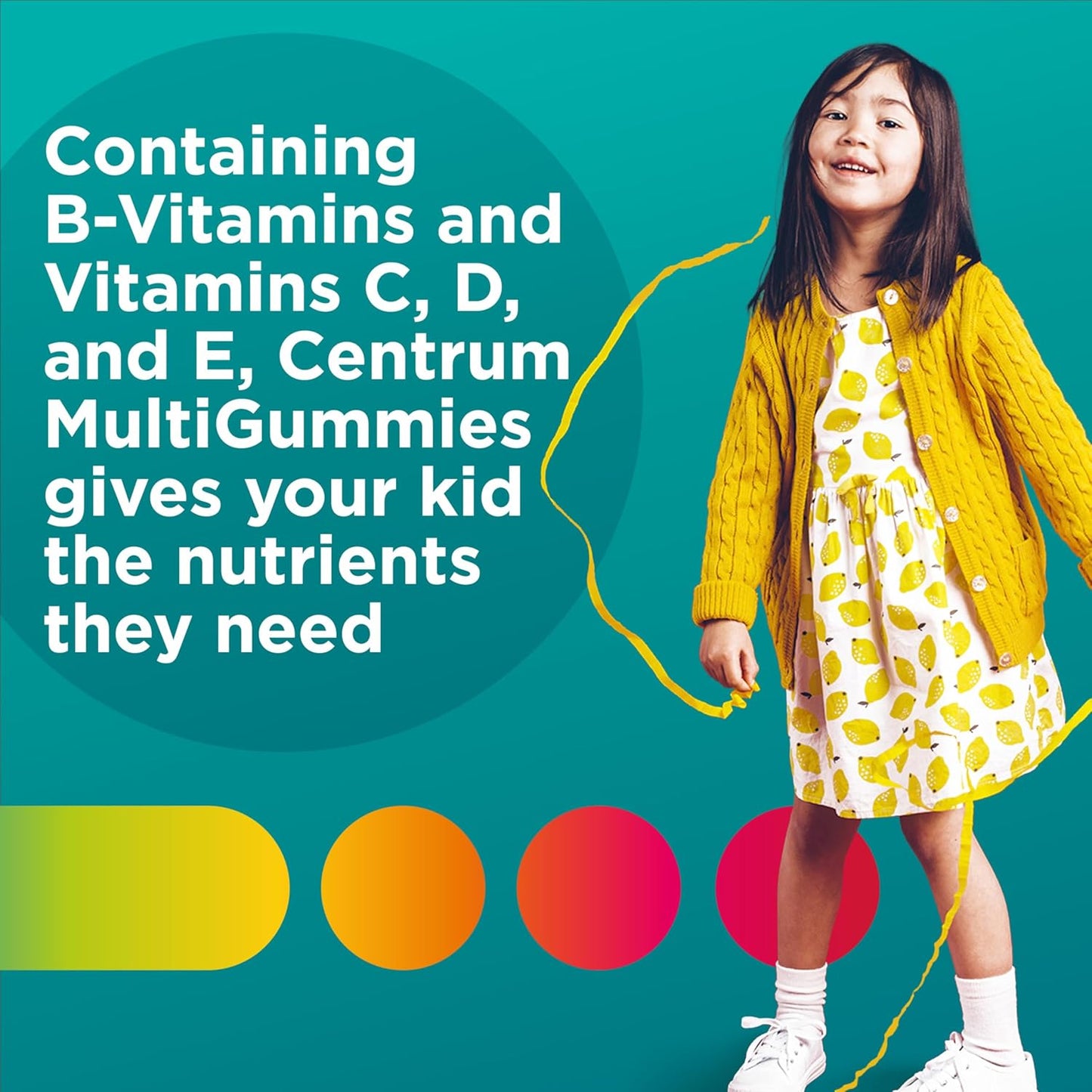 Centrum Kids Multivitamin Gummies - Energize Food Supplements Palestine