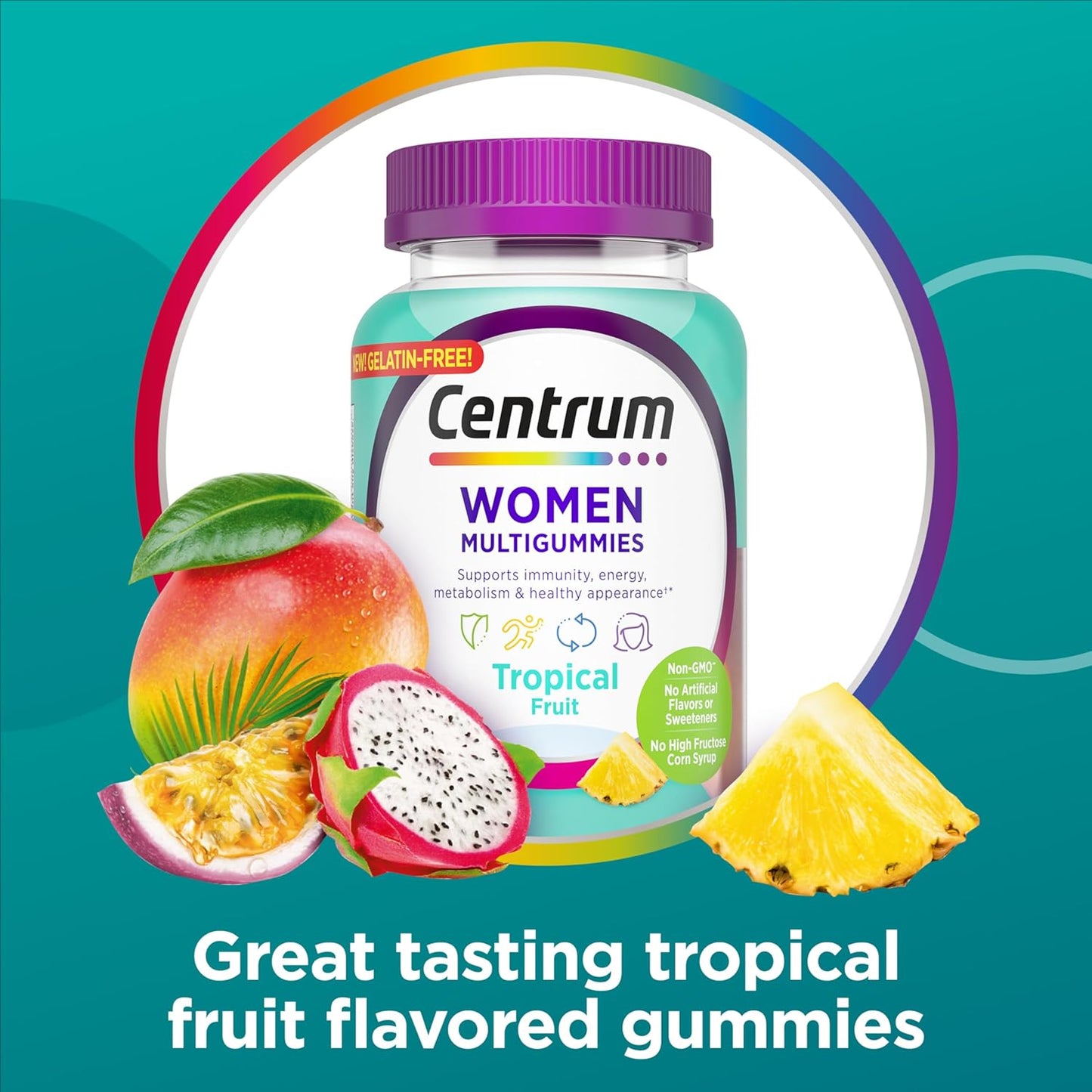 Centrum Women’s Multivitamin Gummies - Energize Food Supplements Palestine