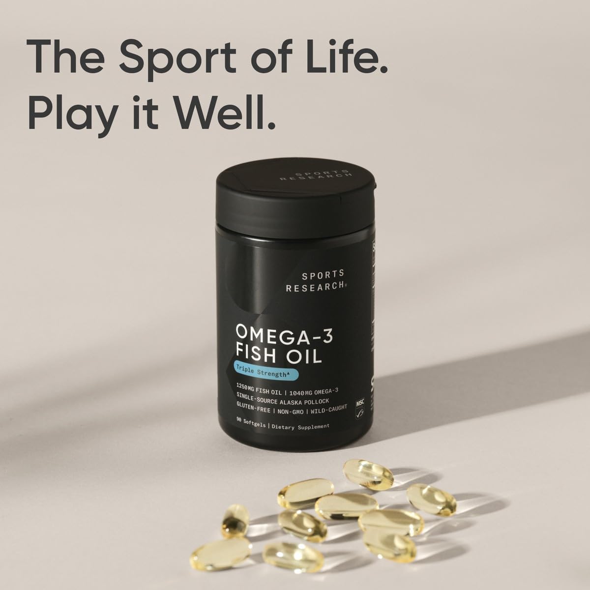 Triple Strength Omega 3 Fish Oil - Energize Food Supplements Palestine
