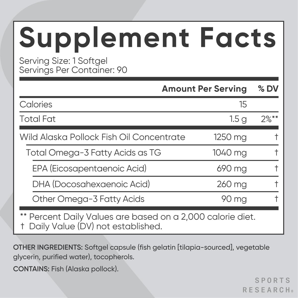 Triple Strength Omega 3 Fish Oil - Energize Food Supplements Palestine