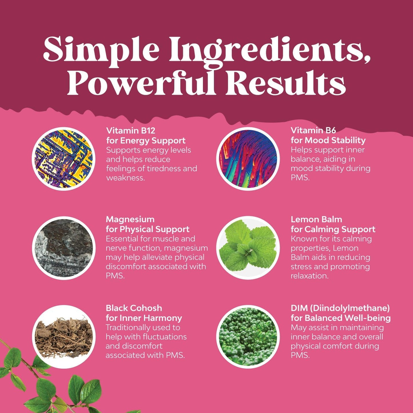 Advanced PMS Support Supplement for Women - Energize Food Supplements Palestine