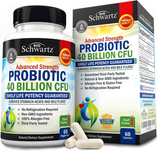 Daily Probiotic Supplement with 40 Billion CFU - Energize Food Supplements Palestine
