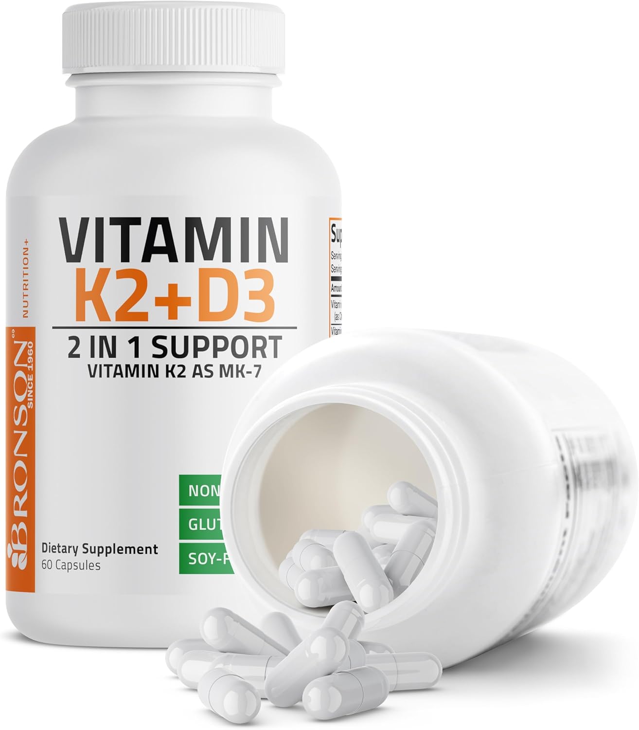 Vitamin K2 (MK7) with D3 - Energize Food Supplements Palestine