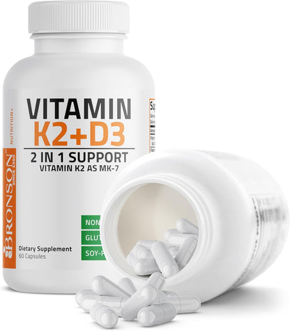 Vitamin K2 (MK7) with D3 - Energize Food Supplements Palestine