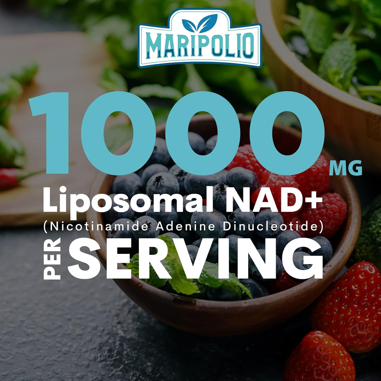 Liposomal NAD+ Supplement 1000 mg - Energize Food Supplements Palestine