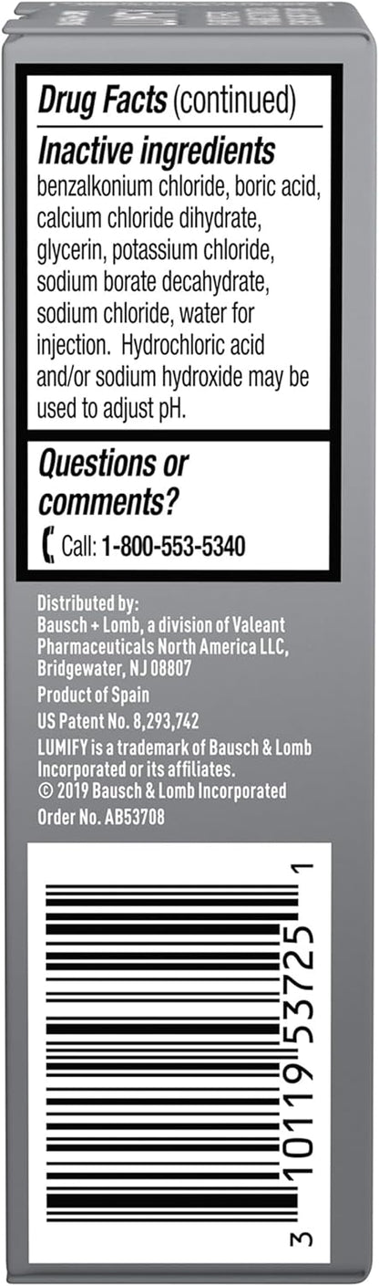 LUMIFY Redness Reliever Eye Drops - Energize Food Supplements Palestine