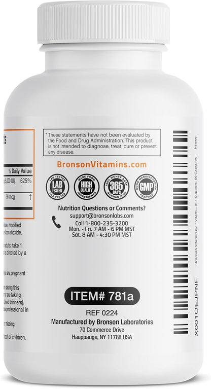 Vitamin K2 (MK7) with D3 - Energize Food Supplements Palestine
