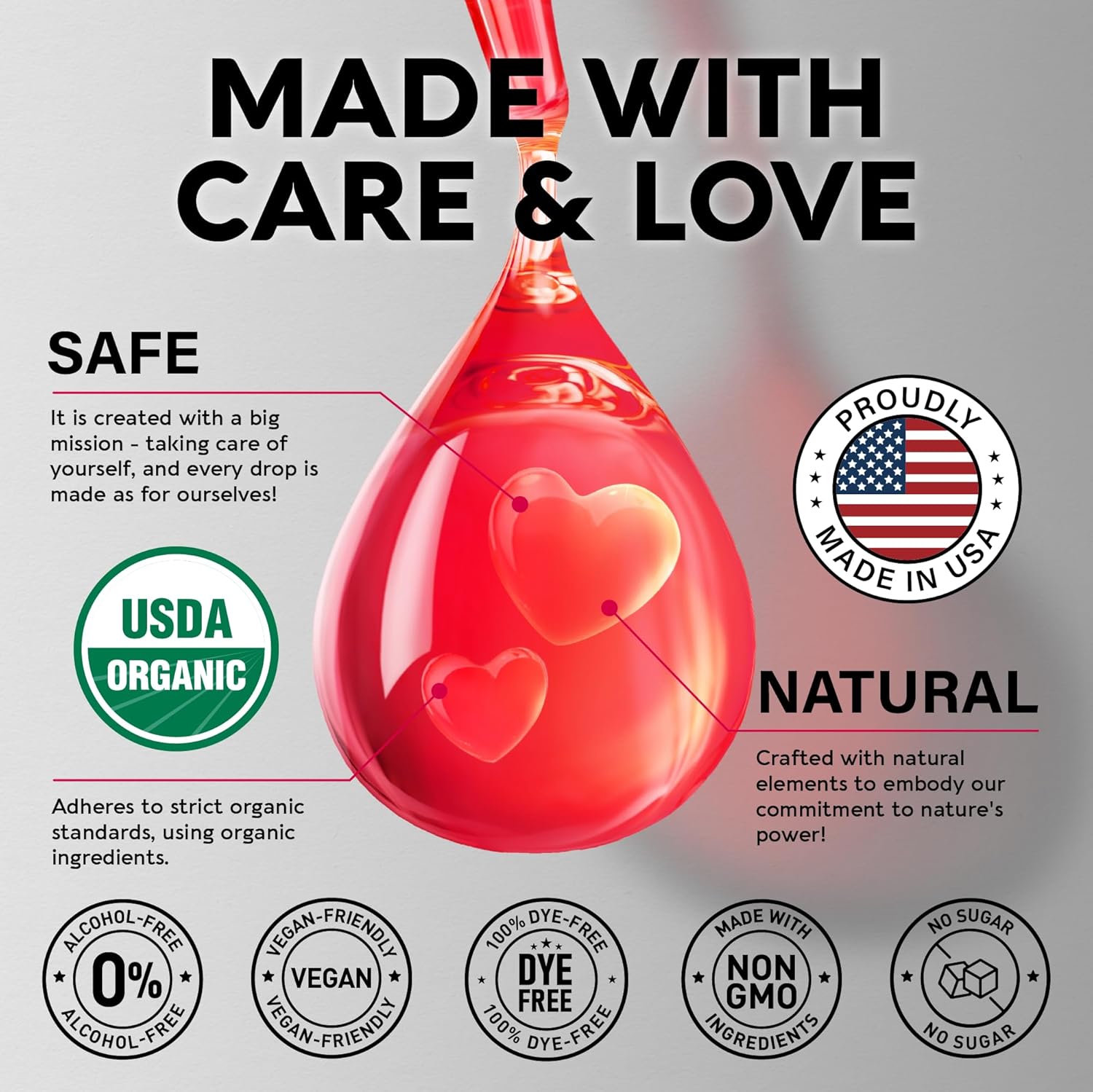 USDA Organic Vitamin B12 Sublingual Drops - Energize Food Supplements Palestine