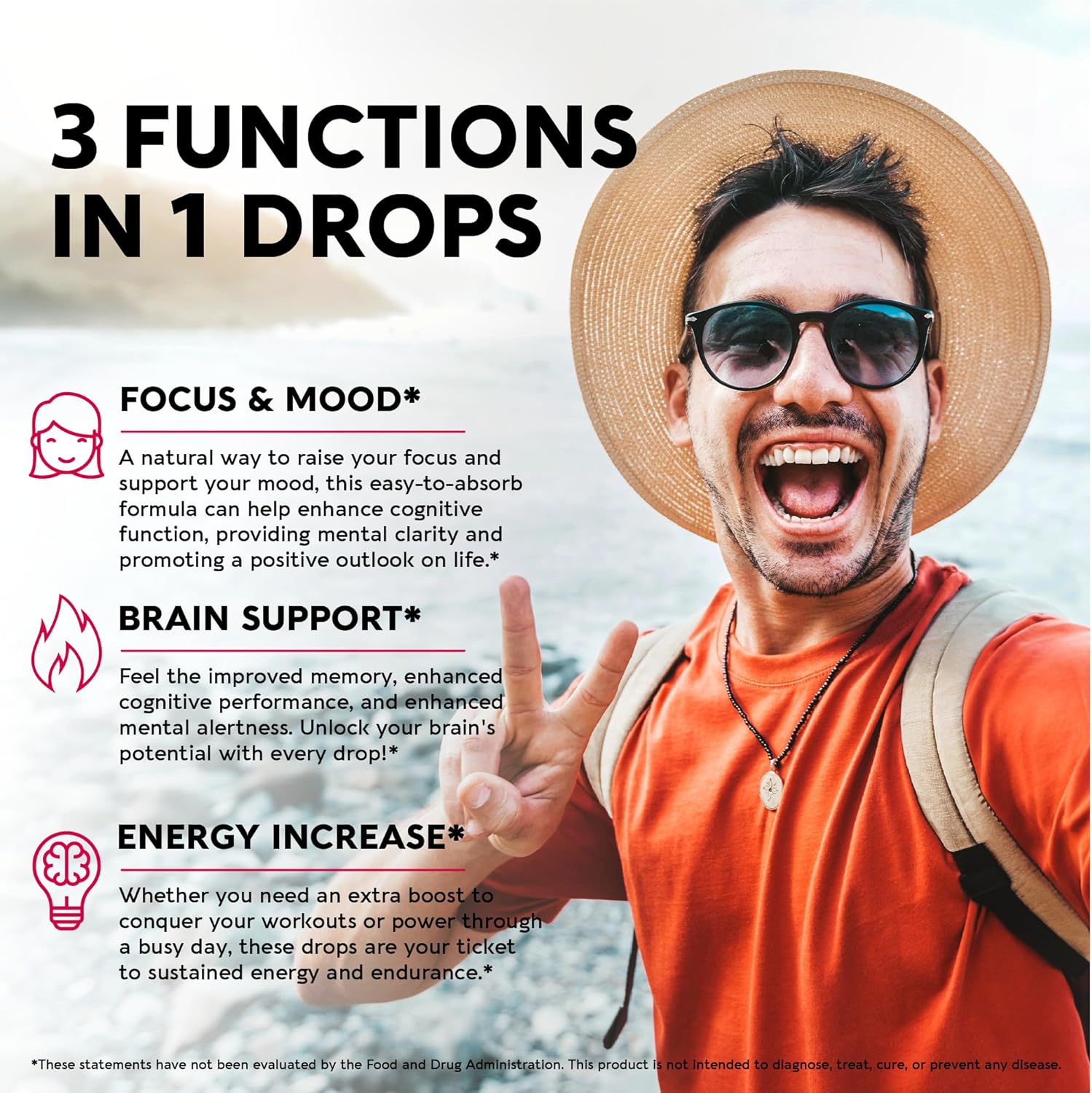 USDA Organic Vitamin B12 Sublingual Drops - Energize Food Supplements Palestine