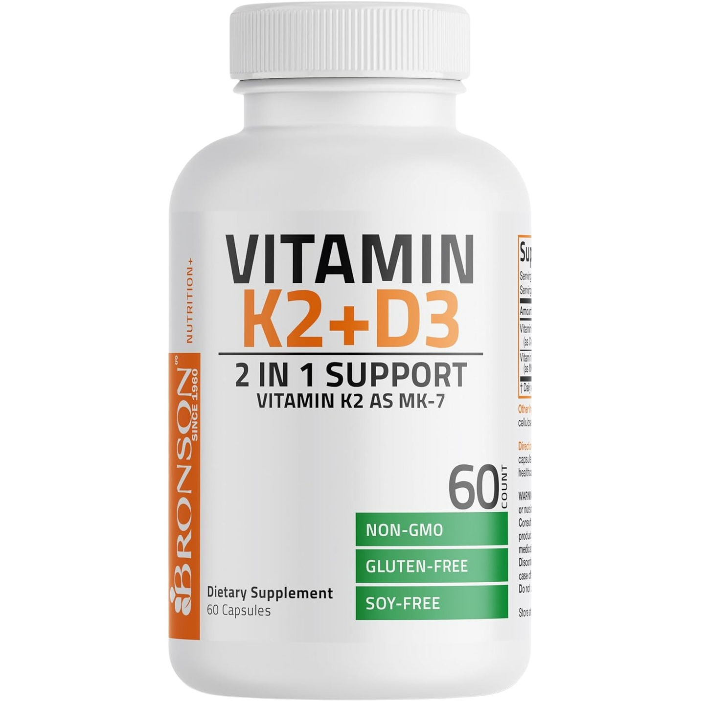 Vitamin K2 (MK7) with D3 - Energize Food Supplements Palestine