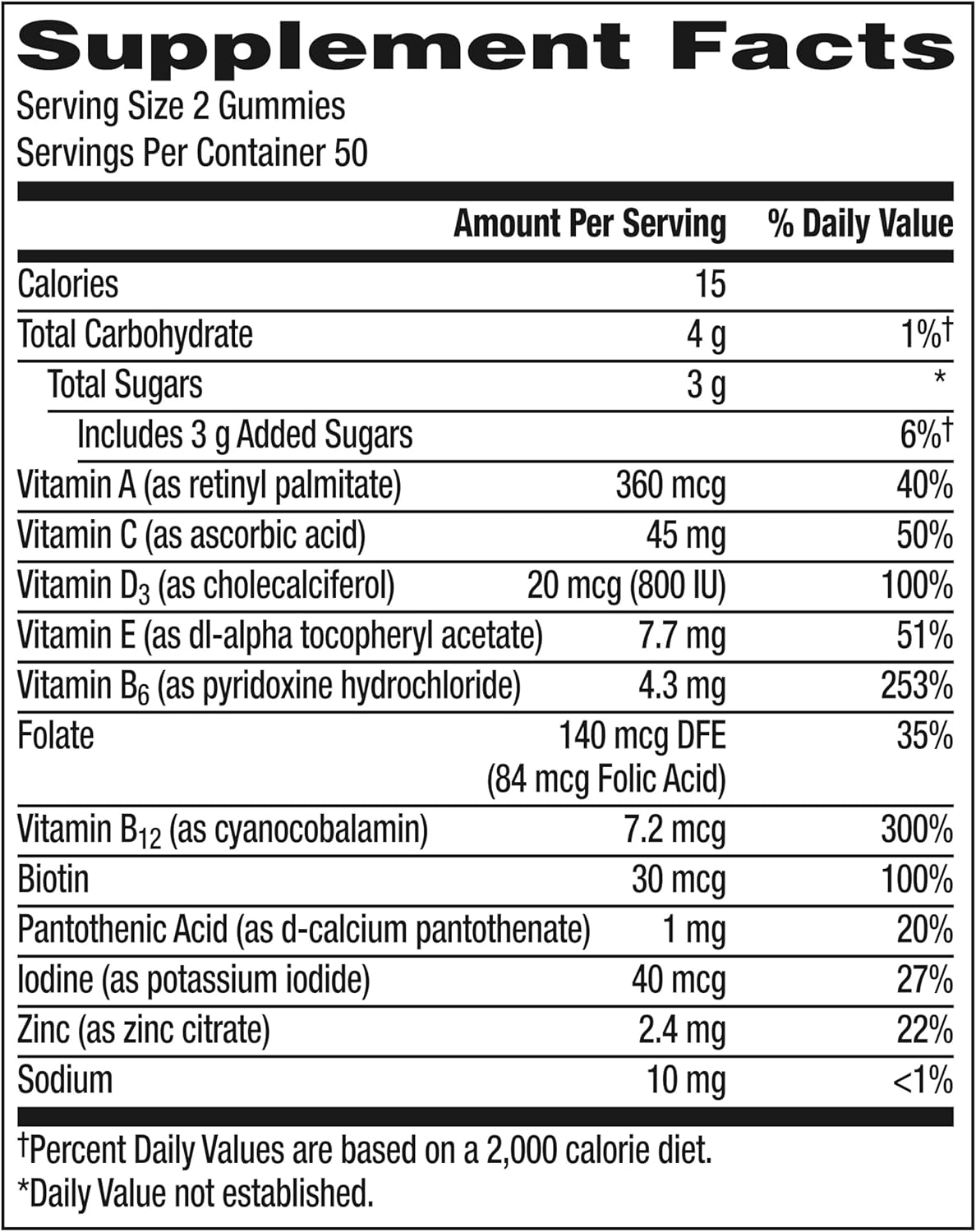 Centrum Men’s Multivitamin Gummies - Energize Food Supplements Palestine