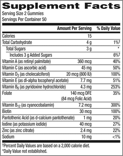 Centrum Men’s Multivitamin Gummies - Energize Food Supplements Palestine