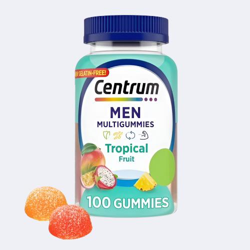 Centrum Men’s Multivitamin Gummies - Energize Food Supplements Palestine