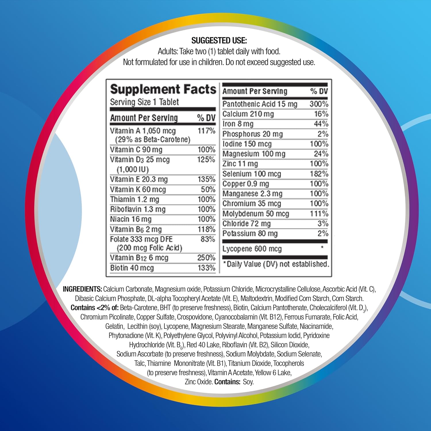 Centrum Multivitamin for Men - Energize Food Supplements Palestine