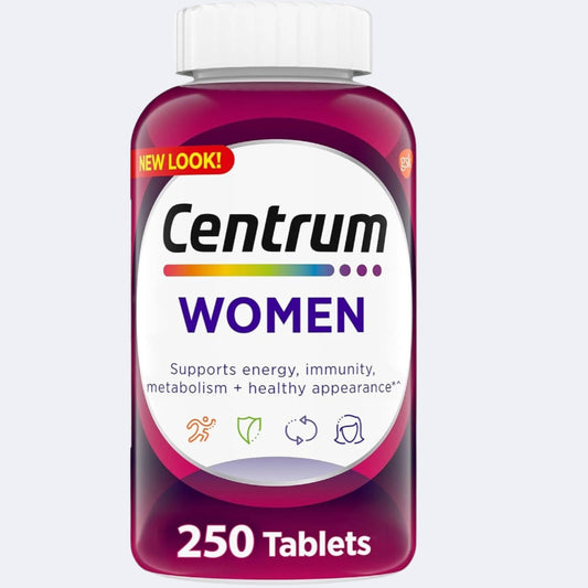 Centrum Multivitamin for Women, Multivitamin/Multimineral - Energize Food Supplements Palestine