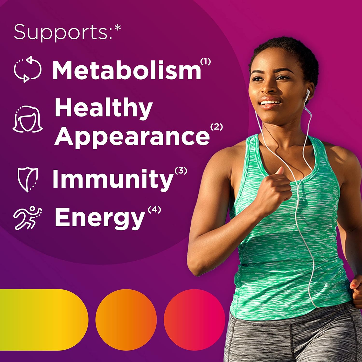 Centrum Multivitamin for Women, Multivitamin/Multimineral - Energize Food Supplements Palestine