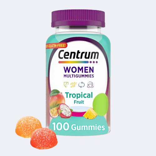 Centrum Women’s Multivitamin Gummies - Energize Food Supplements Palestine
