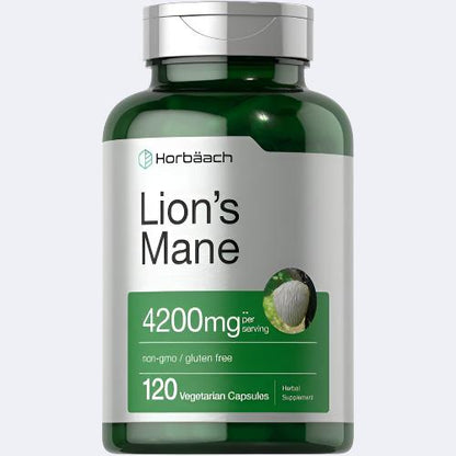 Horbäach Lions Mane Mushroom Extract - Energize Food Supplements Palestine