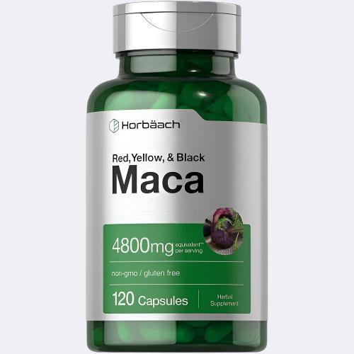 Horbäach Maca Root Capsules - Energize Food Supplements Palestine