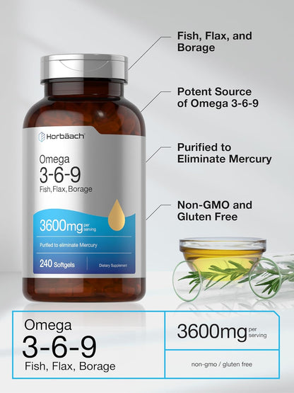 Horbäach Triple Omega 3-6-9 - Energize Food Supplements Palestine