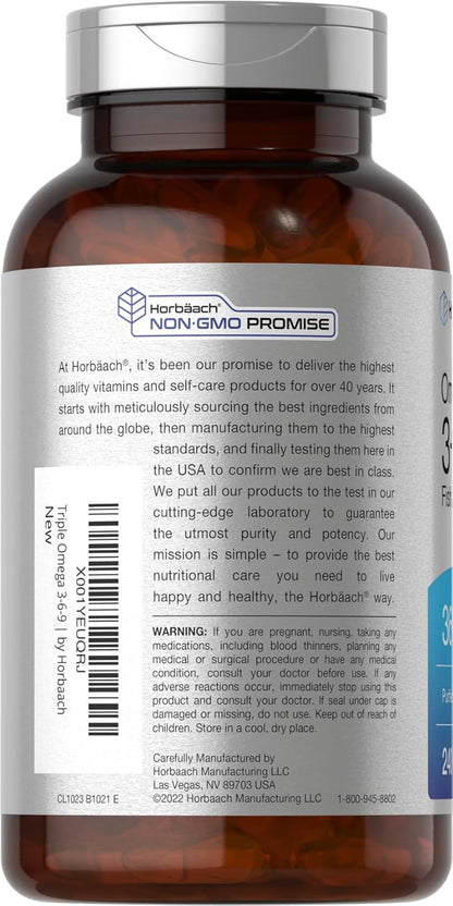 Horbäach Triple Omega 3-6-9 - Energize Food Supplements Palestine