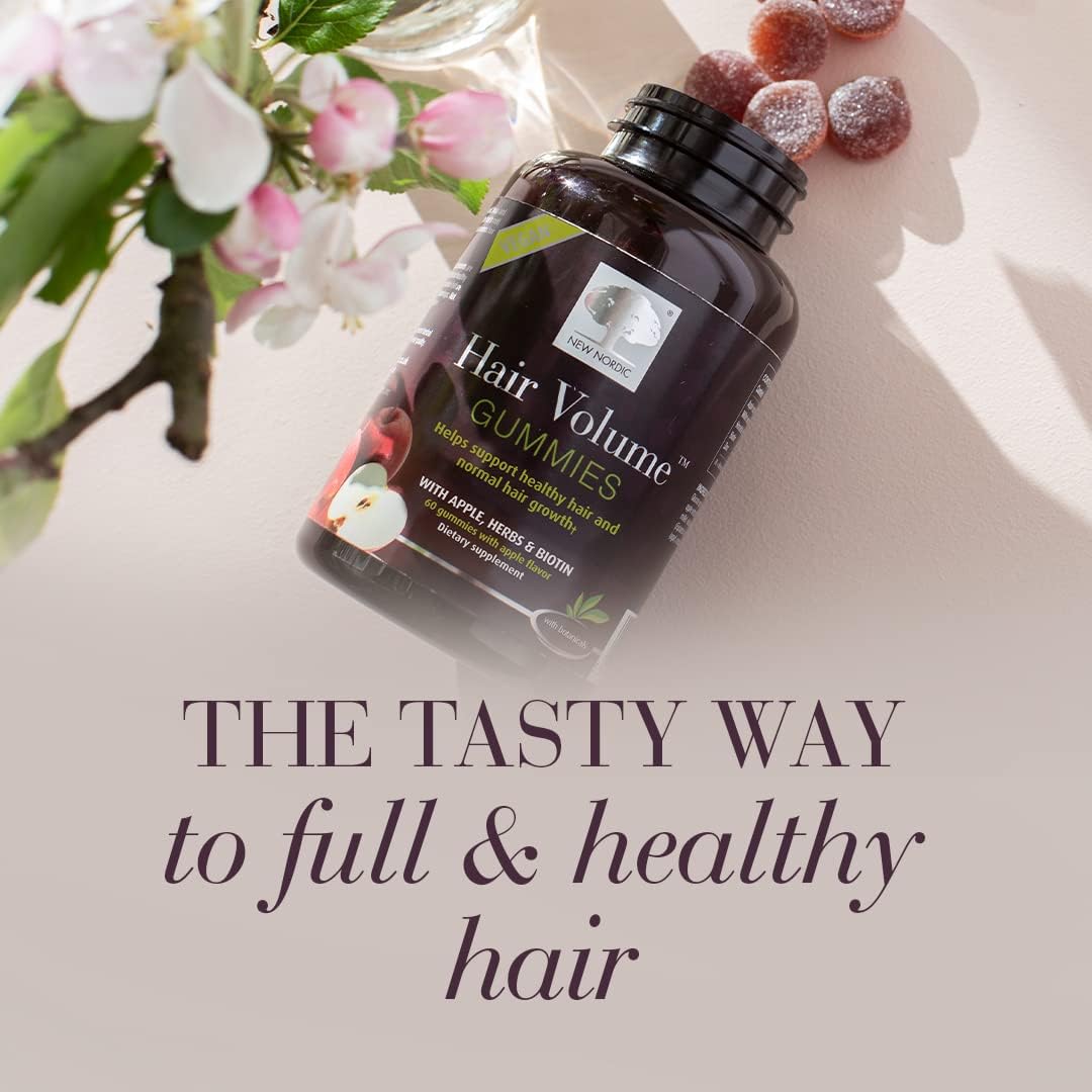 NEW NORDIC Hair Volume Gummies - Energize Food Supplements Palestine