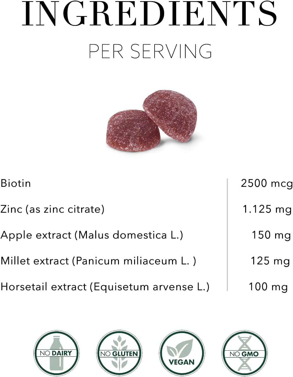 NEW NORDIC Hair Volume Gummies - Energize Food Supplements Palestine