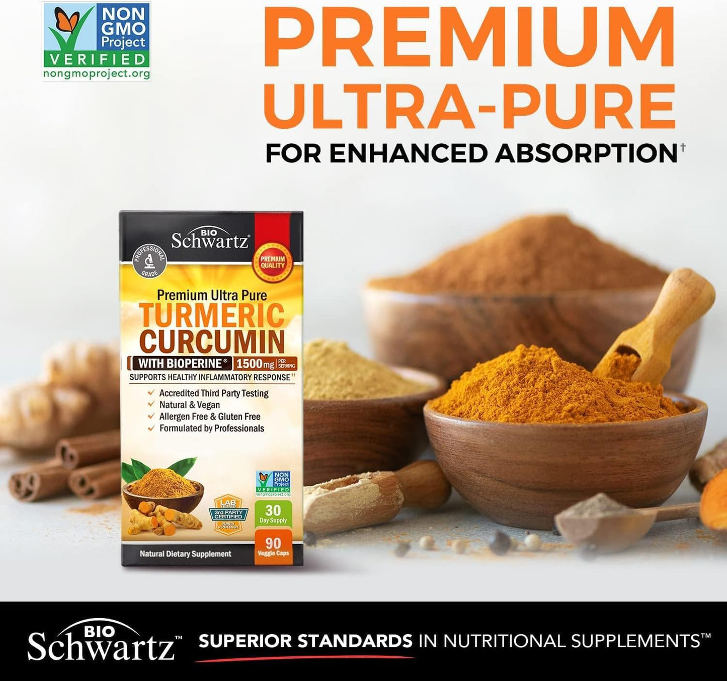 Termuric Curcumin 1500mg - Energize Food Supplements Palestine