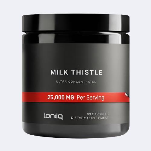 Toniiq 25,000mg 50x Concentrated Milk Thistle Extract - Energize Food Supplements Palestine